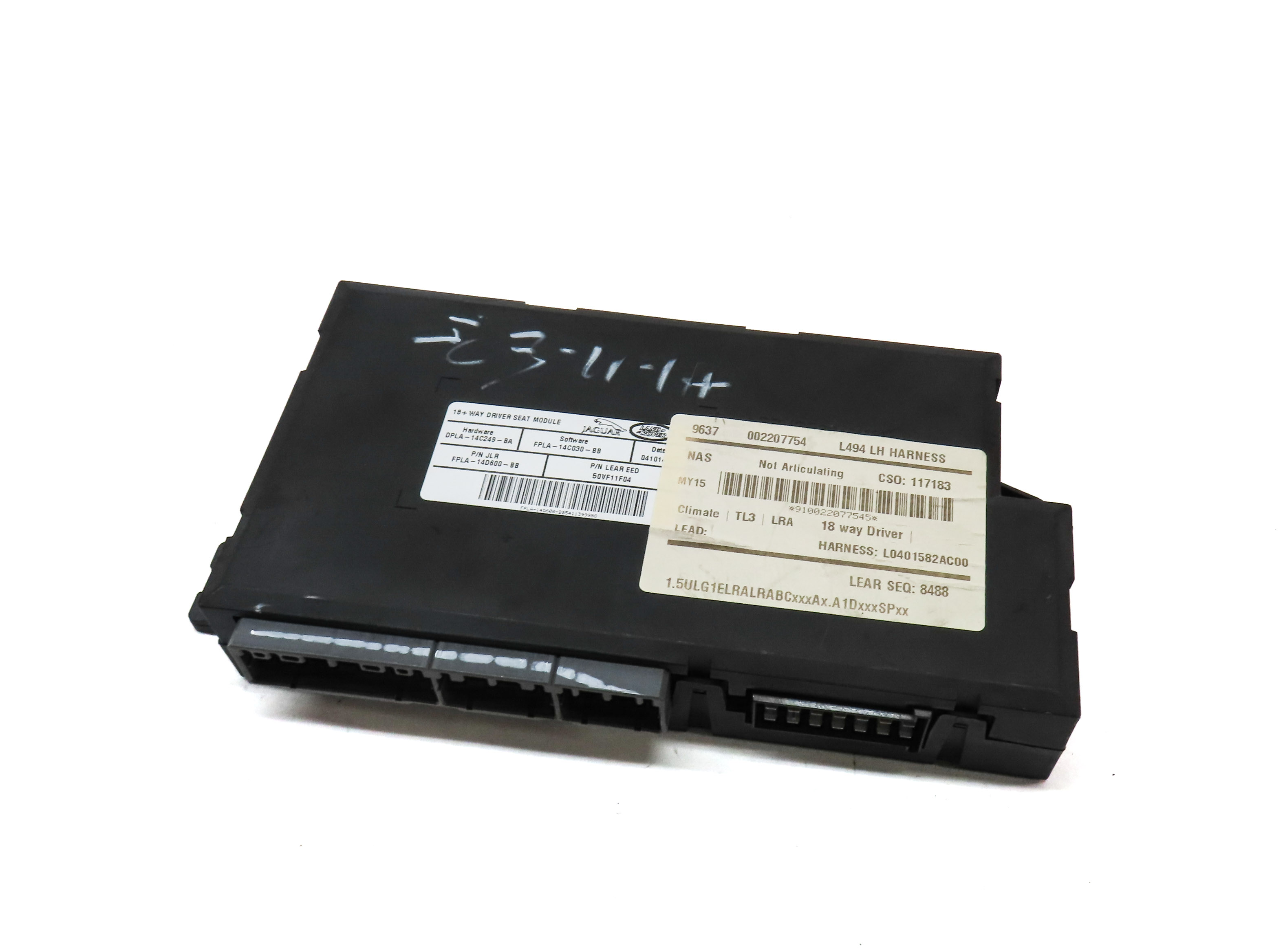 2015 LAND RANGE ROVER SPORT (L494) FRONT LEFT DRIVER SEAT CONTROL MODULE — exact item pictured
